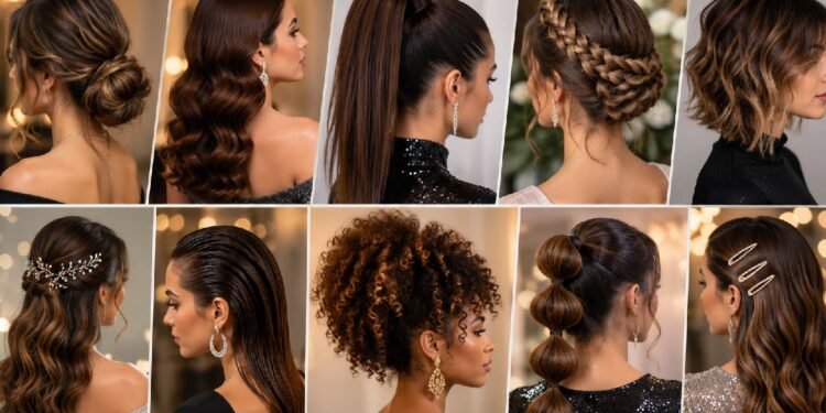 top 10 new hairstyles for party events